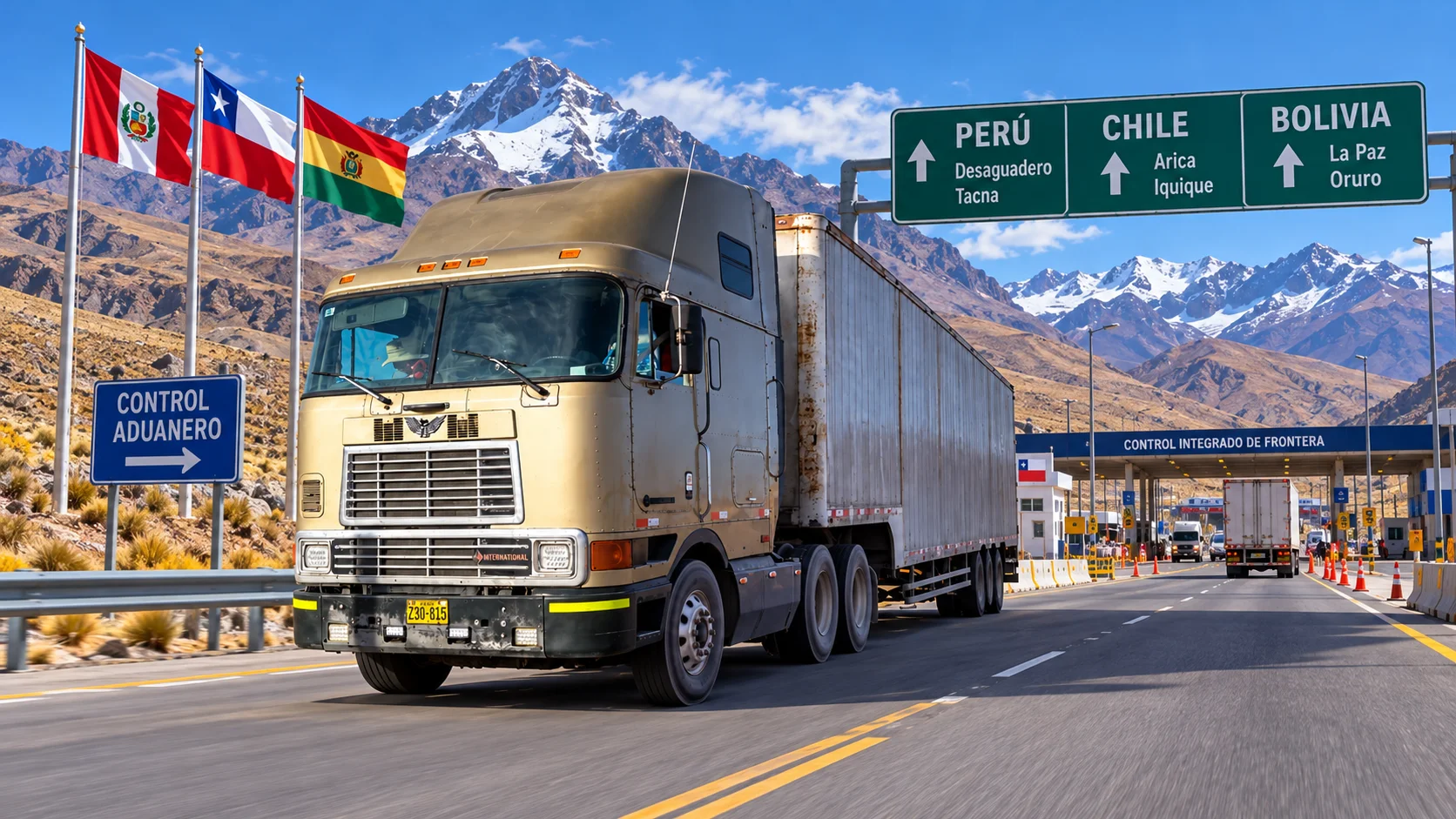 Transporte internacional de carga entre Perú, Chile y Bolivia